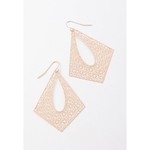 The Starfish Project Everly Gold Filigree Dangle Earrings, China