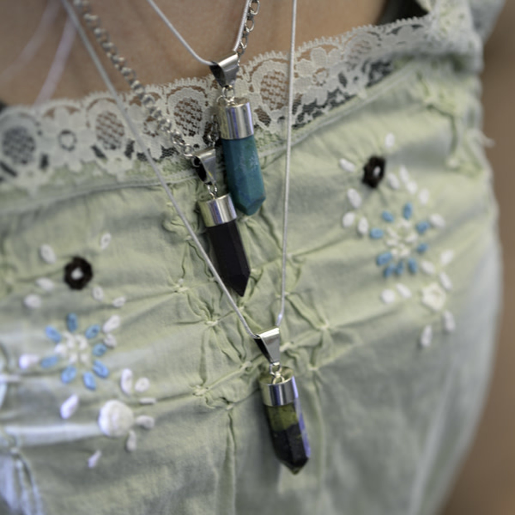 Minga Fair Trade Pendulum Necklace Assorted, Peru