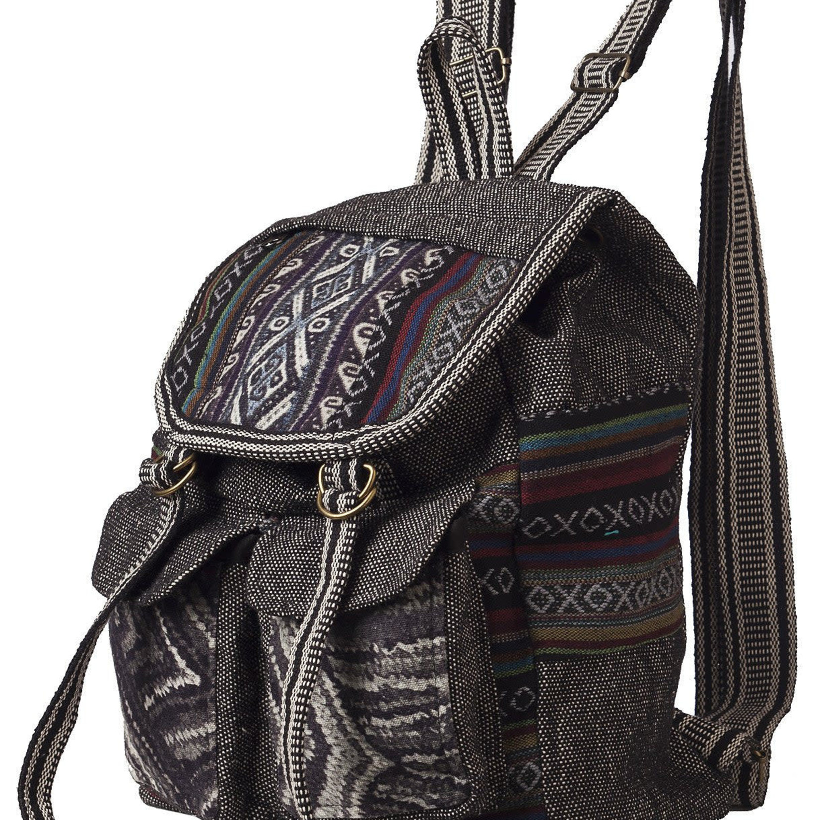 Ark Imports Mandu Knapsack Black, Nepal