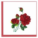Kalyn Red Roses Quilling Card, Vietnam