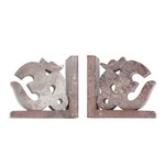 Ten Thousand Villages USA Om Symbol Bookends, India