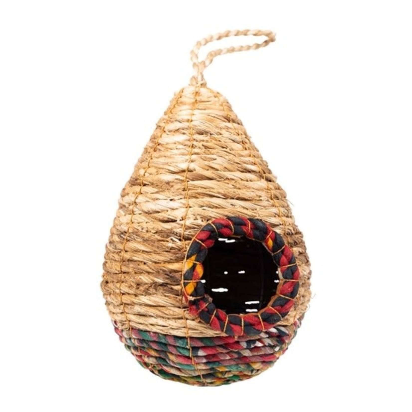 Ten Thousand Villages USA Teardrop Sari Birdhouse, Bangladesh