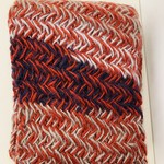 Fire And Ice Knitted Scarf