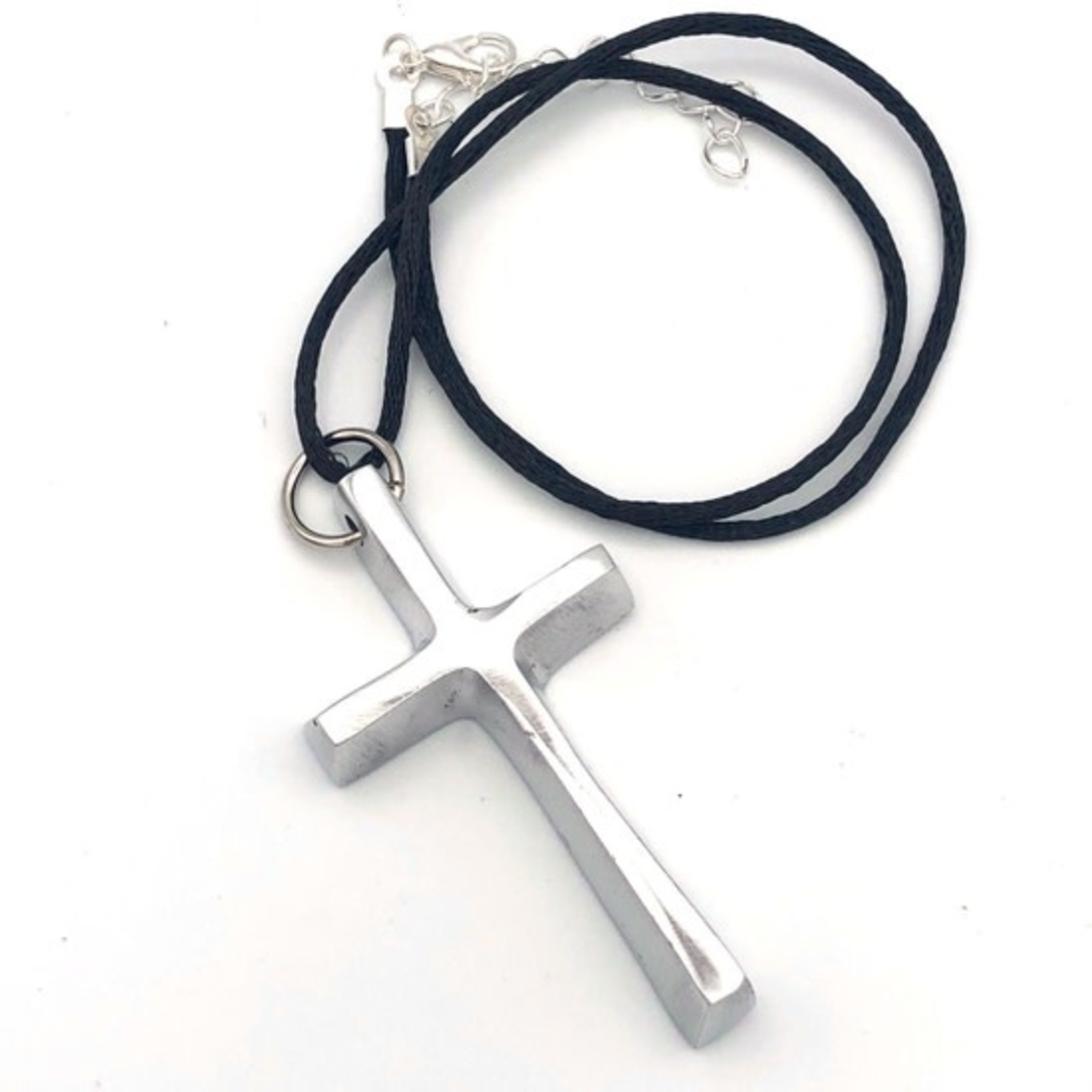 Women of the Cloud Forest Recycled Aluminum Cross Necklace, Nicaragua