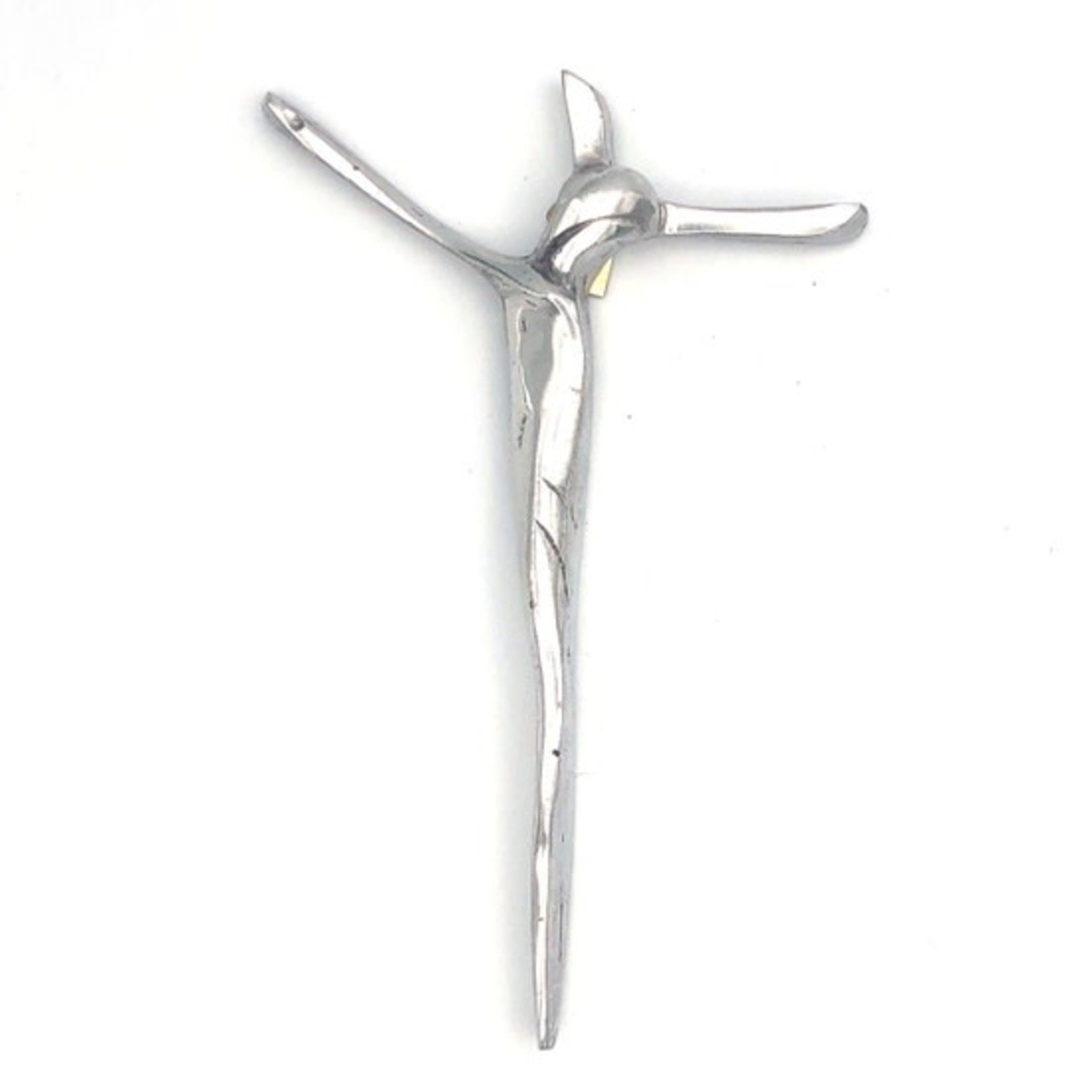 Women of the Cloud Forrest Recycled Aluminum Modern Cross, Nicaragua