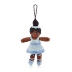 Pebble Blue Ballerina Crochet Ornament, Bangladesh