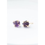 The Starfish Project Shine Earrings In Amethyst, China
