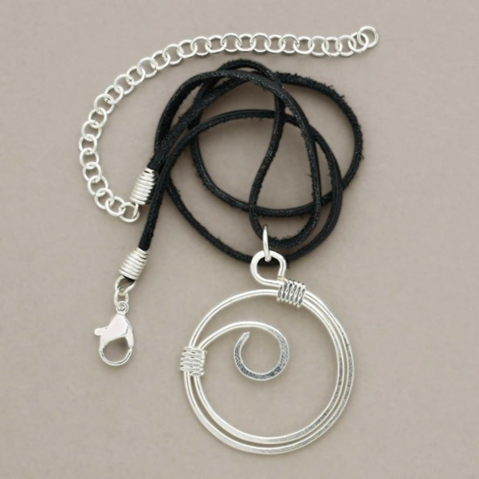 Silver Wave Pendant, Kenya Brandon Ten Thousand Villages