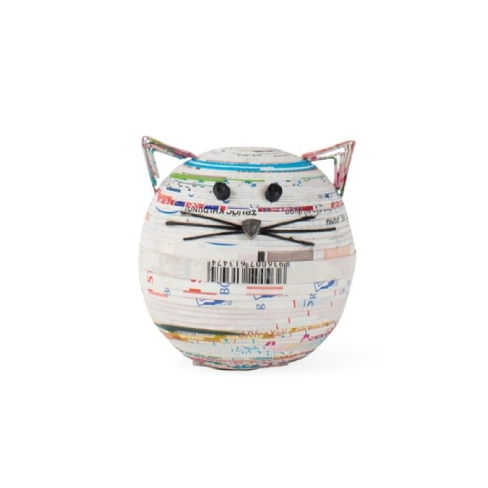 Ten Thousand Villages USA Coiled Paper Cat Box, Vietnam