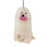 Ten Thousand Villages USA Yeti Dog Ornament, Nepal