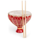 Ten Thousand Villages USA Happy Rhythm Red Drum, India