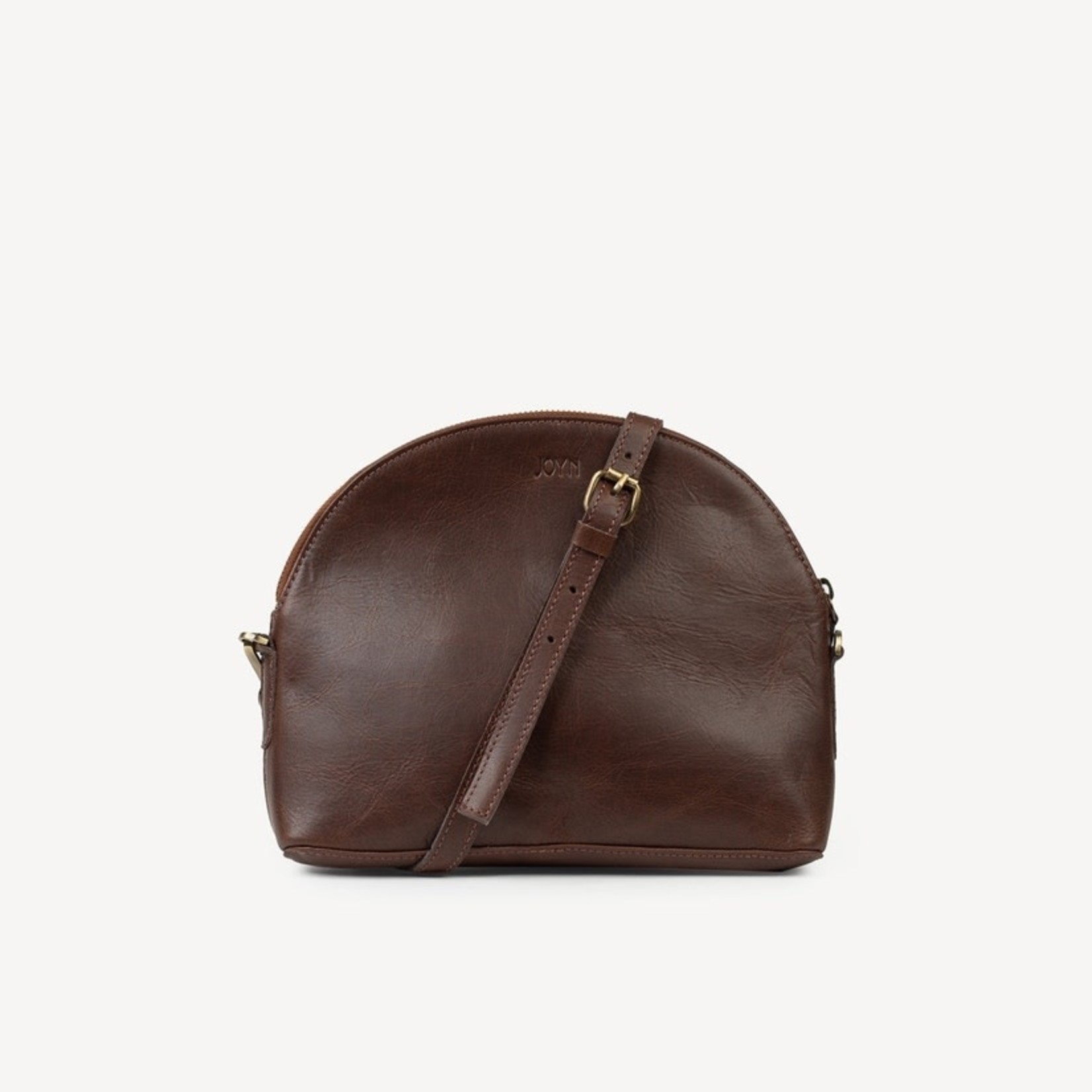 Joyn Small Halfmoon Handbag Brown, India