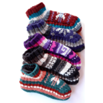 Ganesh Himal Wool Knit Slippers Fleece Lined, Nepal