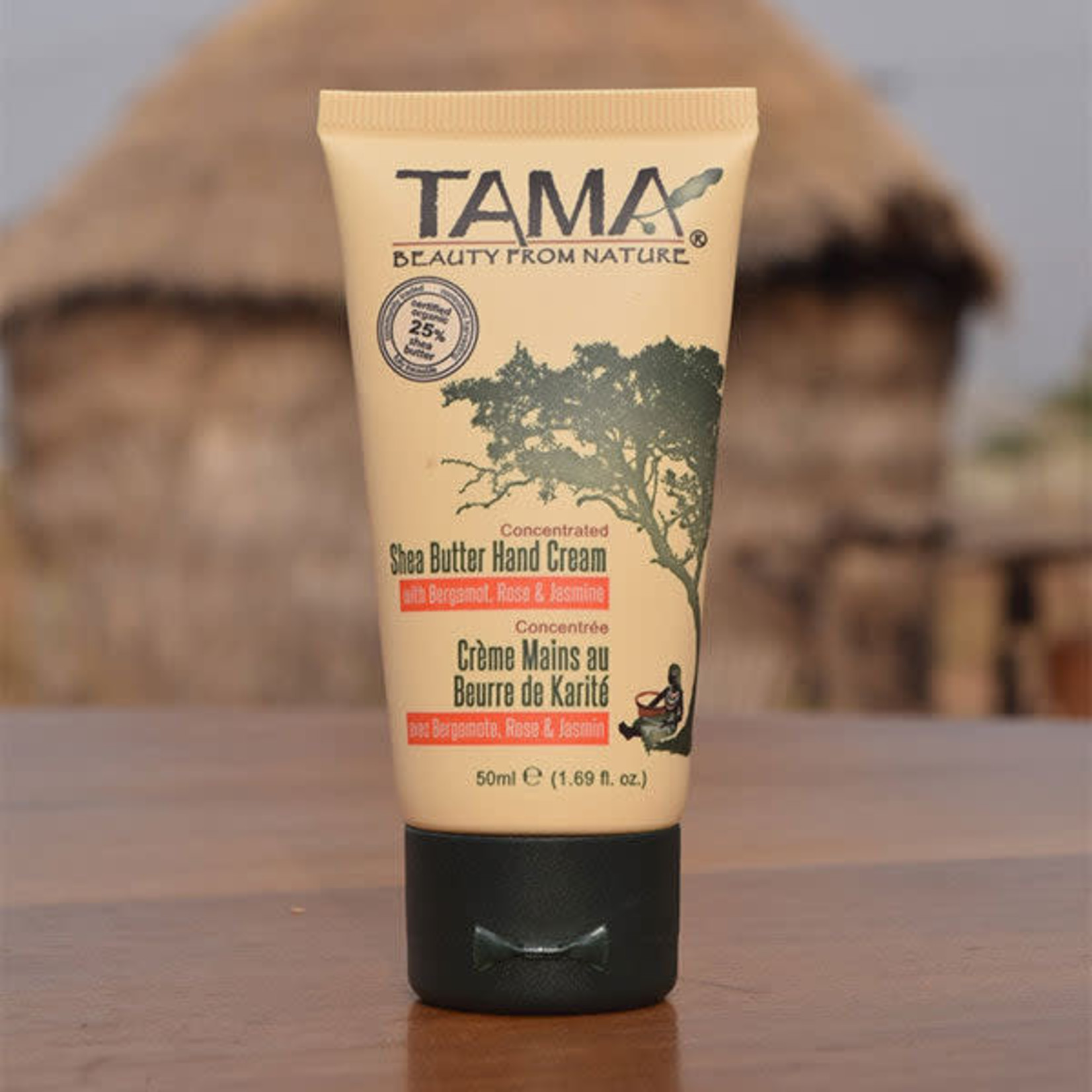 TAMA TAMA Hand Cream Bergamot Jasmine Rose, Ghana