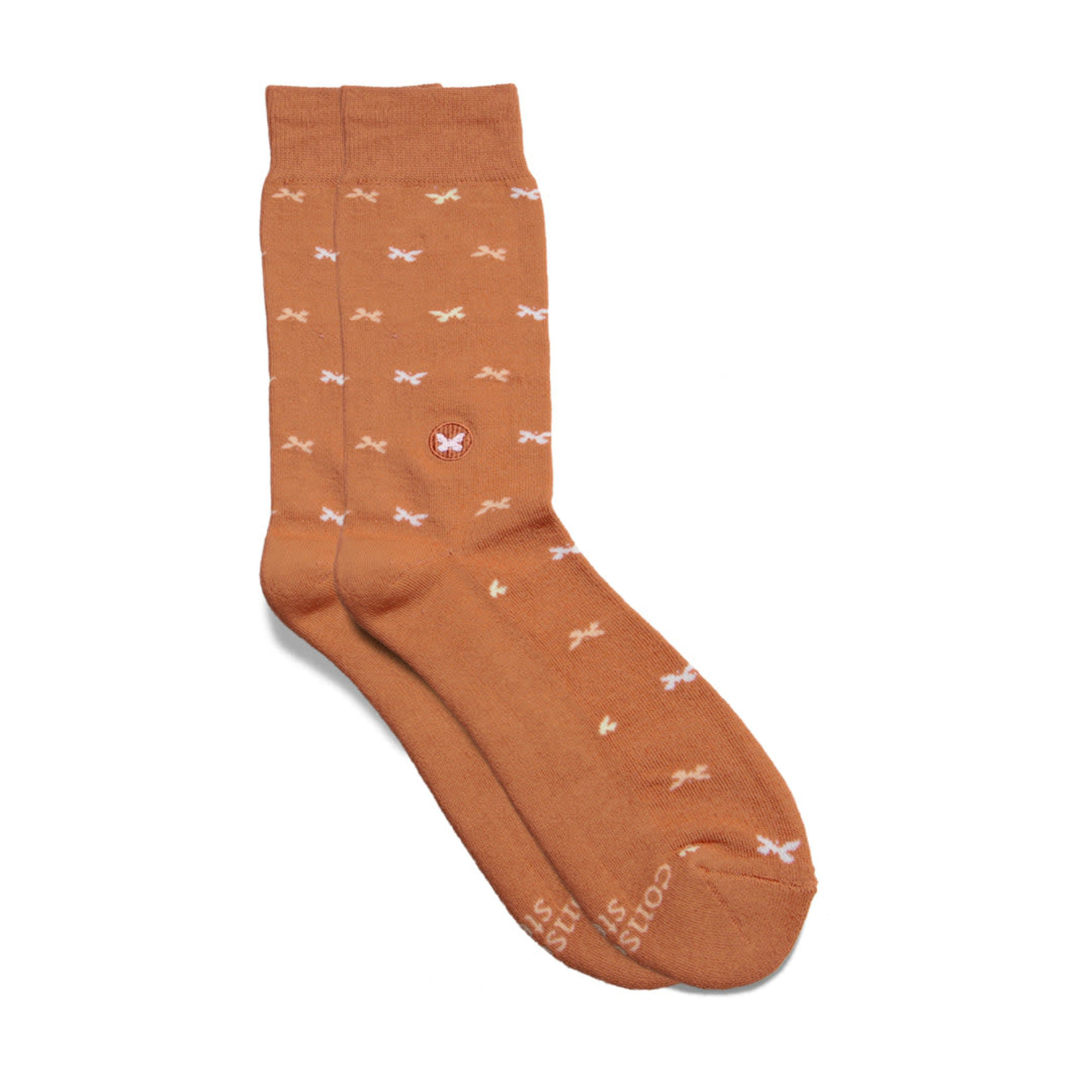 Conscious Step Conscious Step Socks that Prevent Violence Against Women, Orange, Small