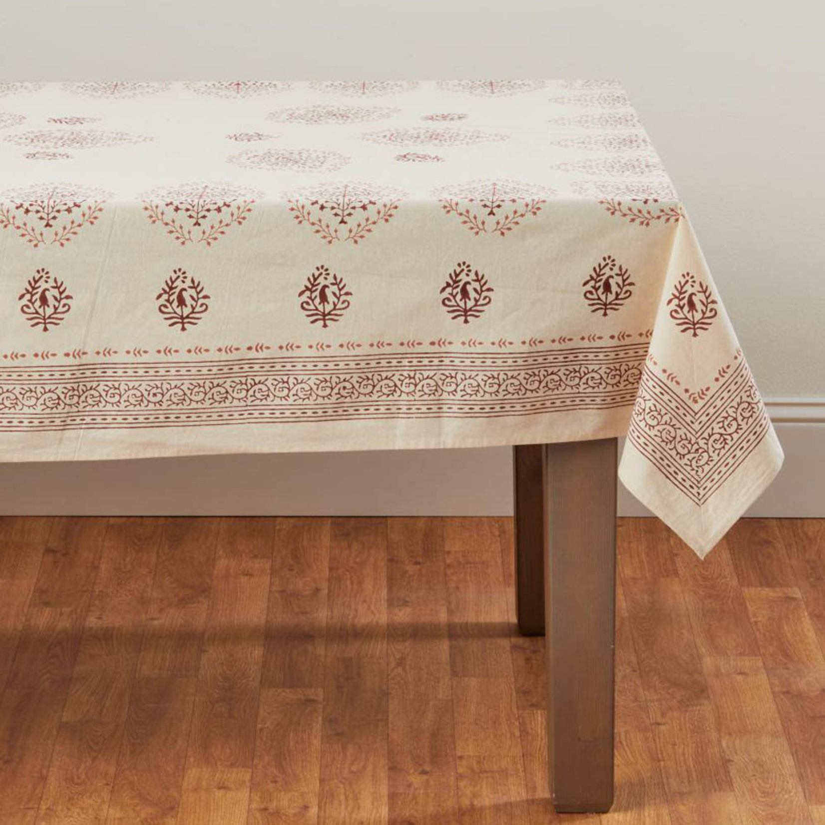 SERRV Vasanti Sienna Tablecloth 60x90, India