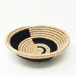 Azizi Life/SOKO Home Macy White Modern Neutral Trio Tea Basket 7", Rwanda