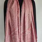 The Red Sari Paisley Scarf Pink, India