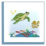 Quilling Card Green Sea Turtle Quilling Card, Vietnam
