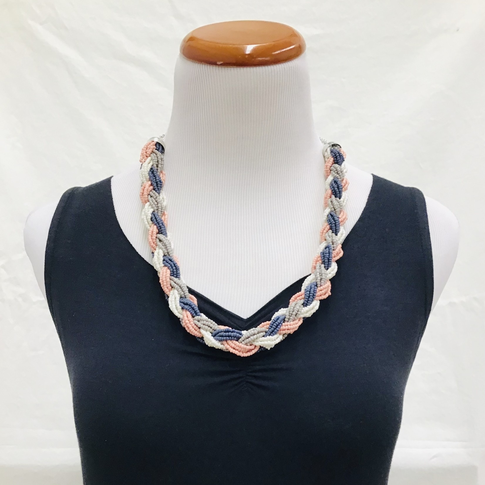 Perfect Pastels Braided Necklace