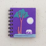 Mr. Ellie Pooh Small Notebook Elephant Purple, Sri Lanka