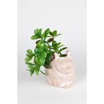 Ten Thousand Villages USA Petite Crouching Cat Planter, Bangladesh