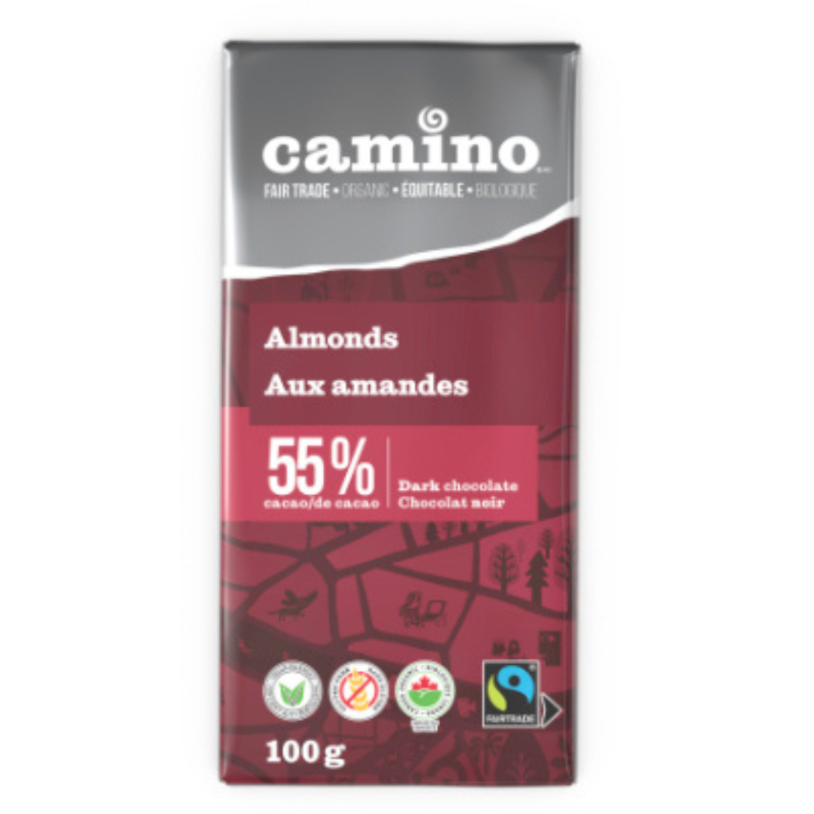 Camino Camino Chocolate Dark with Almonds