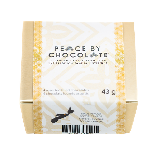 4 Assorted Chocolates, Peace By Chocolate Brandon Ten Thousand Villages