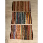 Mondo Recycled Sari Rug 18"x26", Bangladesh