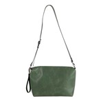 Ten Thousand Villages USA Eco Leather Green Crossbody Purse, India