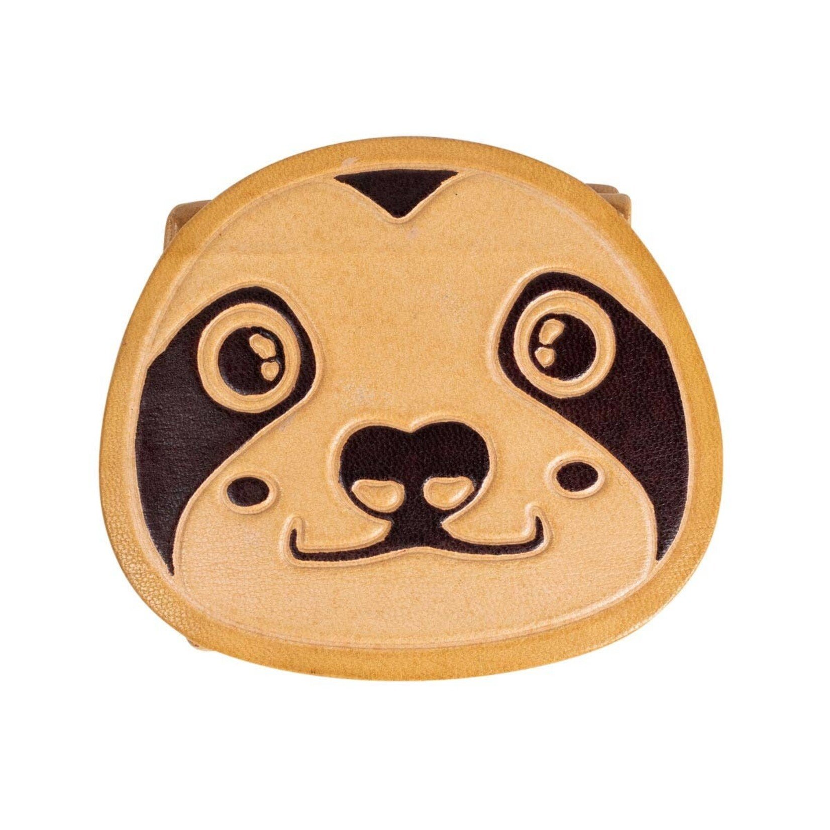 Ten Thousand Villages USA Sloth Leather Coin Purse, India