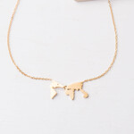 The Starfish Project Eliana Gold World Necklace, China