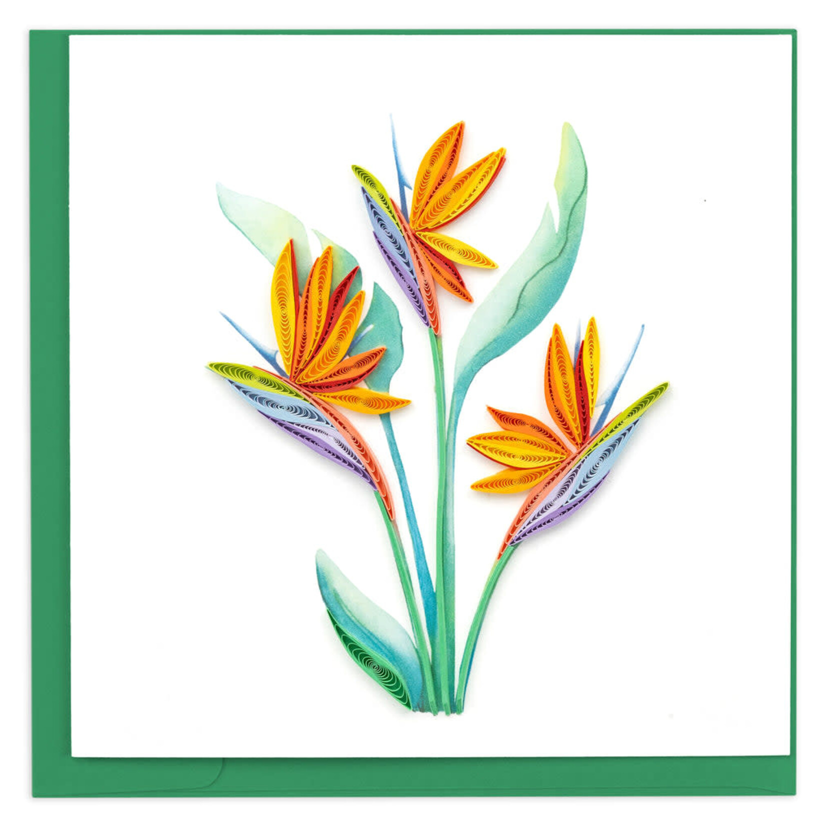 Kalyn Bird of Paradise Quilling Card, Vietnam