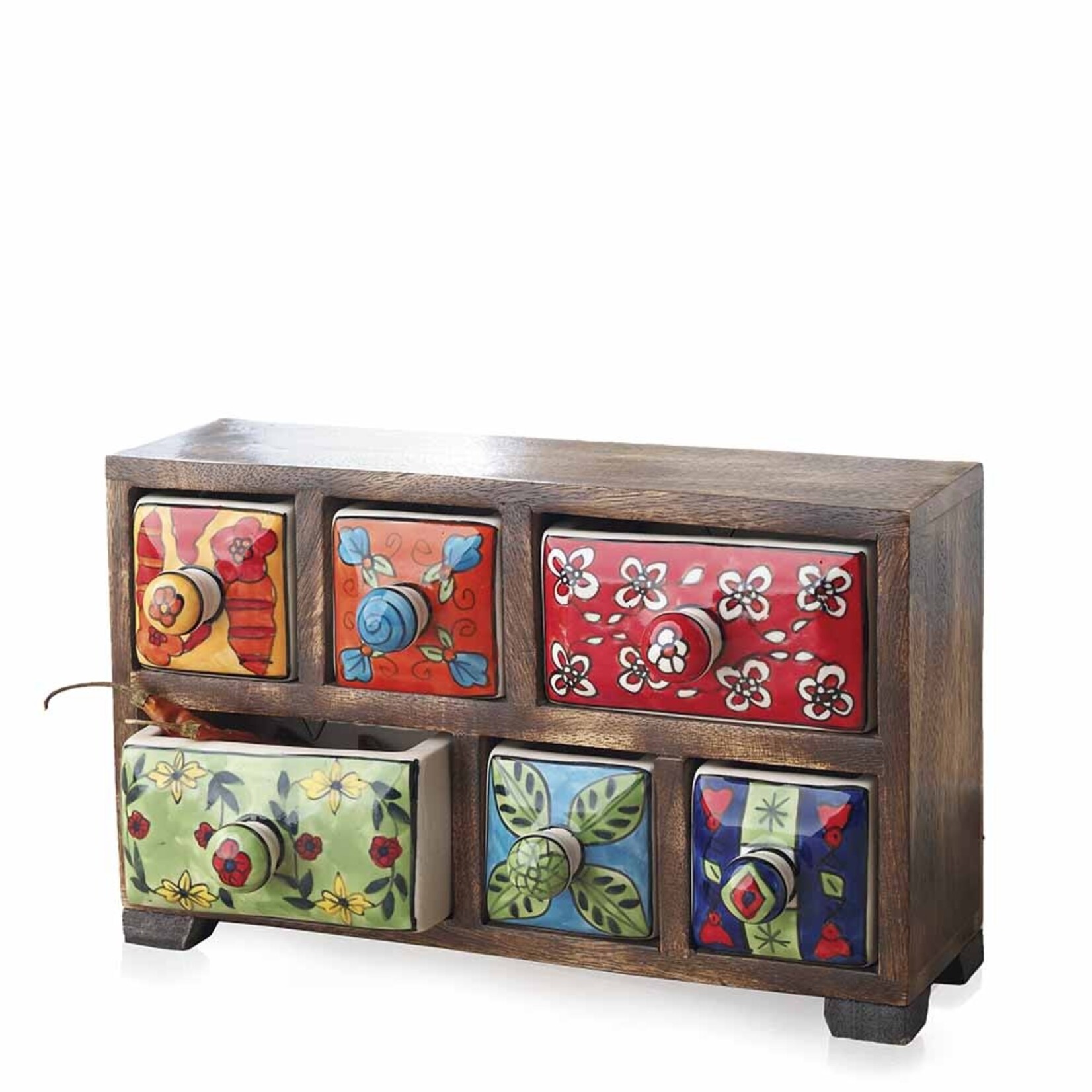 SERRV Bright Mango Storage Chest, India