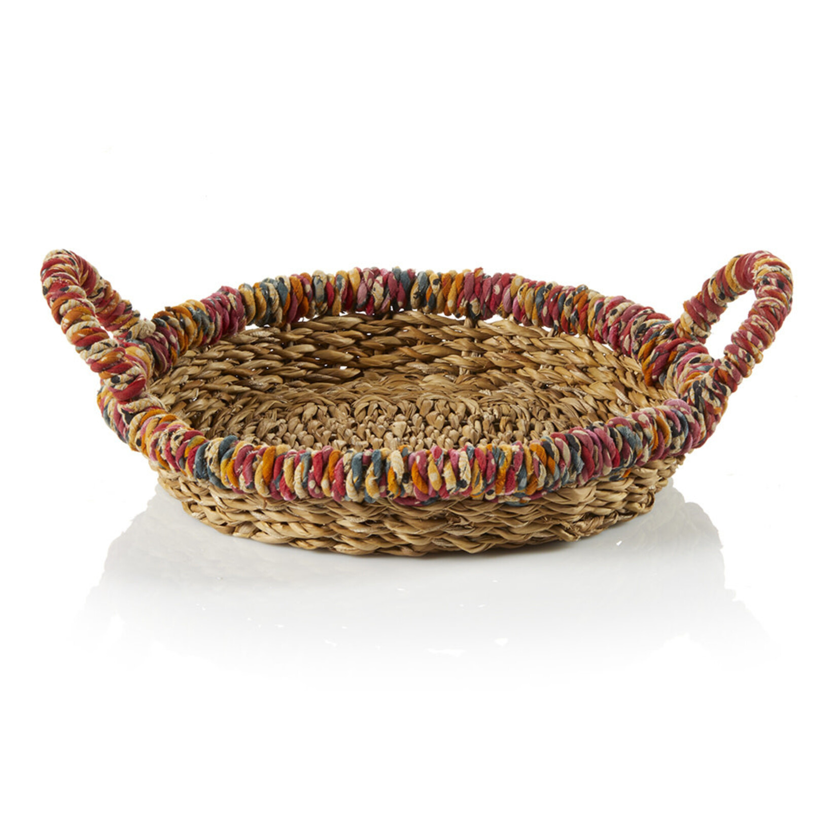 SERRV Sari Pie Dish Basket, Bangladesh