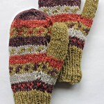 Ganesh Himal Hemp Knit Mitten- fleece-lined, Nepal