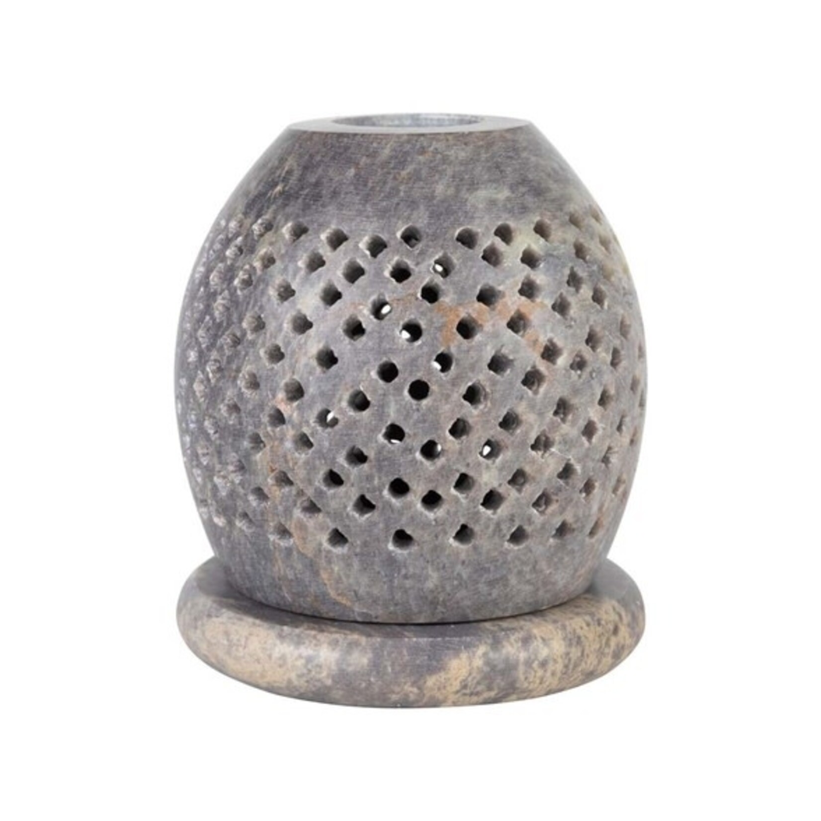 Ten Thousand Villages USA Carved Stone Incense Holder, India