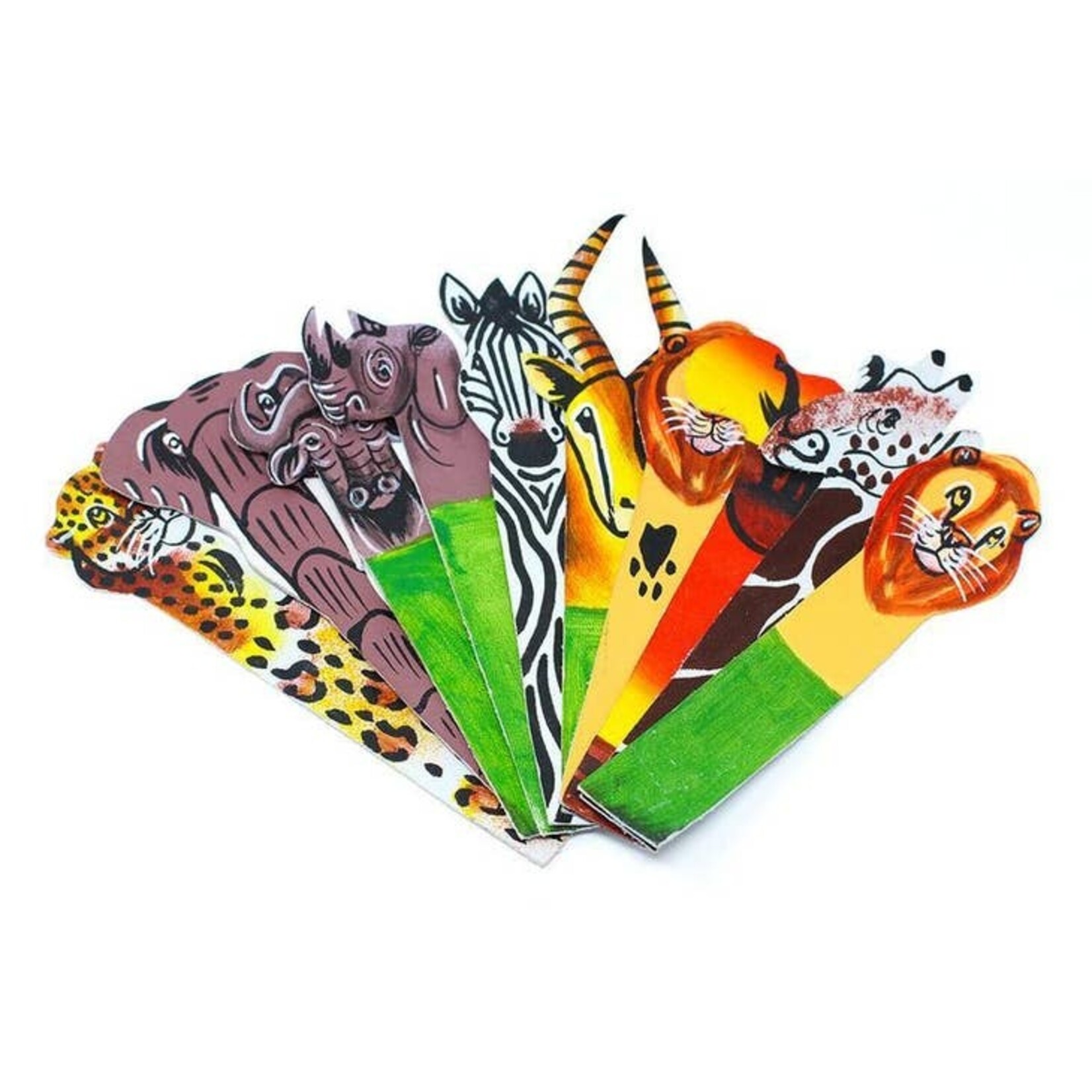 Global Crafts Animal Design Leather Bookmark, Kenya