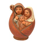 Lucuma Holy Family Ceramic Nativity, Peru