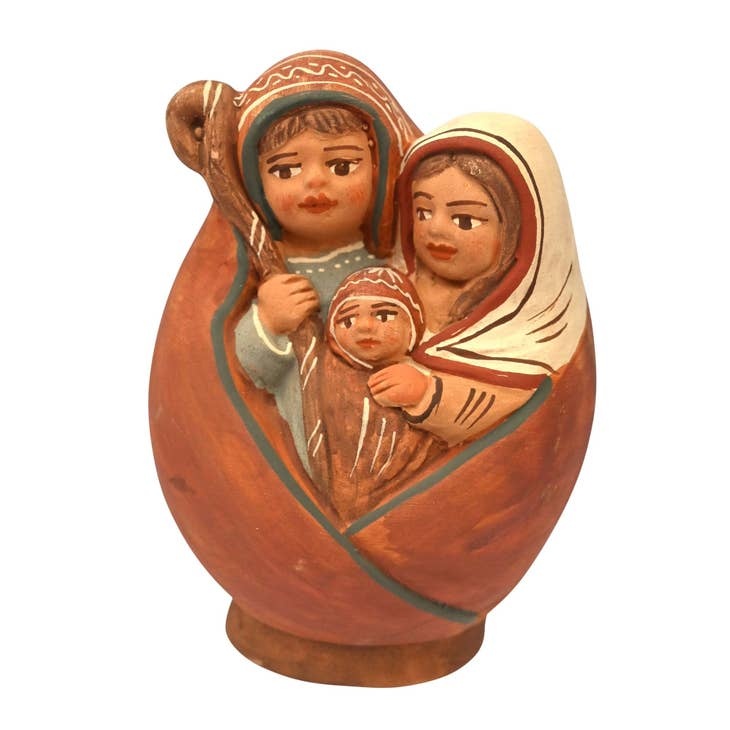 Holy Family Ceramic Nativity, Peru - Brandon - Ten Thousand Villages