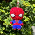 Mr. Ellie Pooh Felt Spiderman Ornament, Nepal