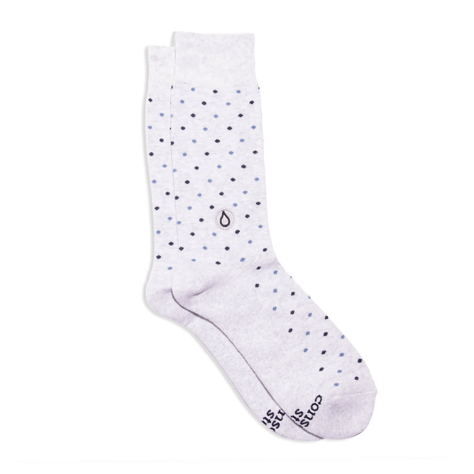 Conscious Step Conscious Step Socks that Give Water, Dancing Polka Dots, Medium