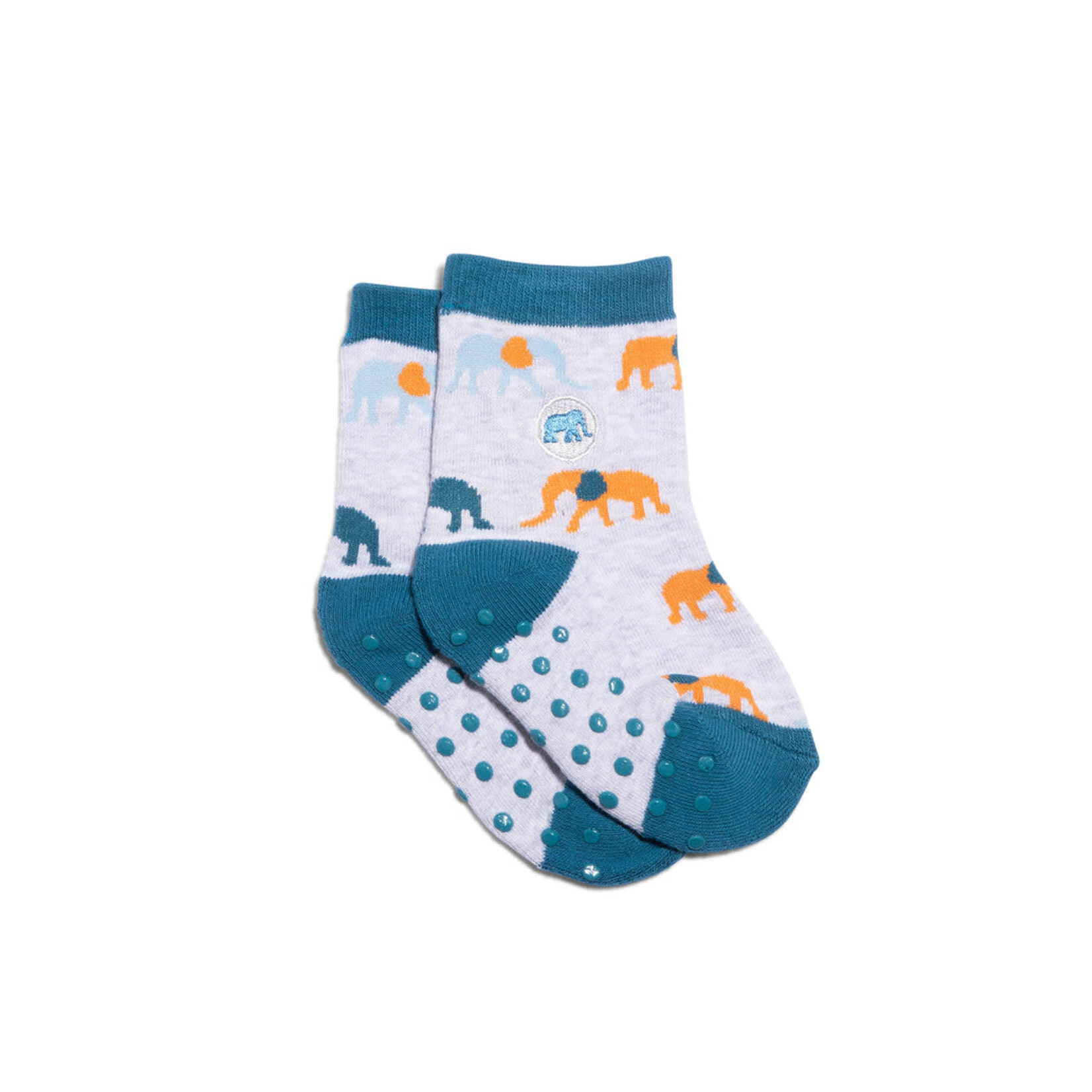 Conscious Step Kids Socks that  Protect Elephants, Toddler