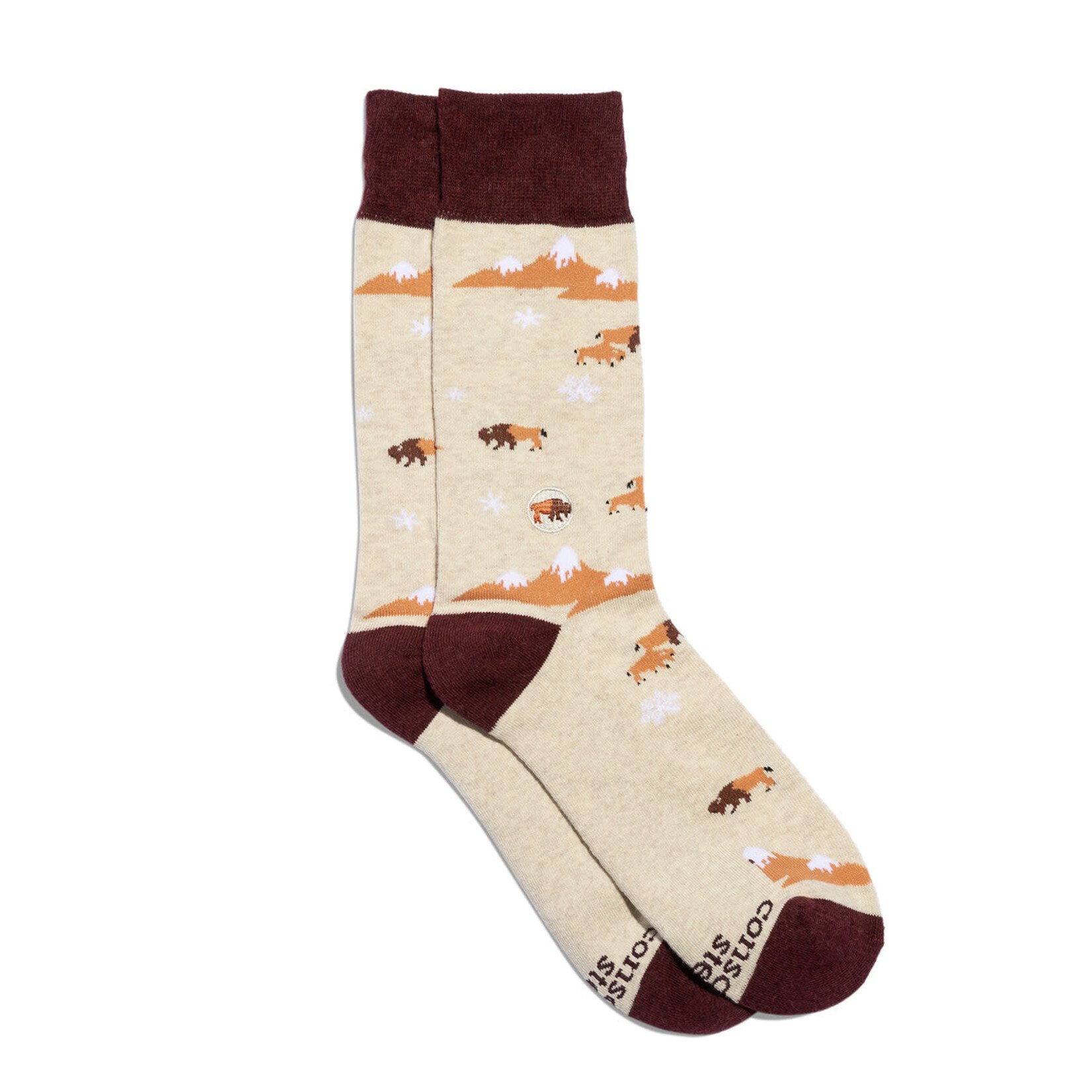 Conscious Step Conscious Step Socks Protect Bison, Small