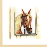 Kalyn Horse in Stable Quilling Card, Vietnam