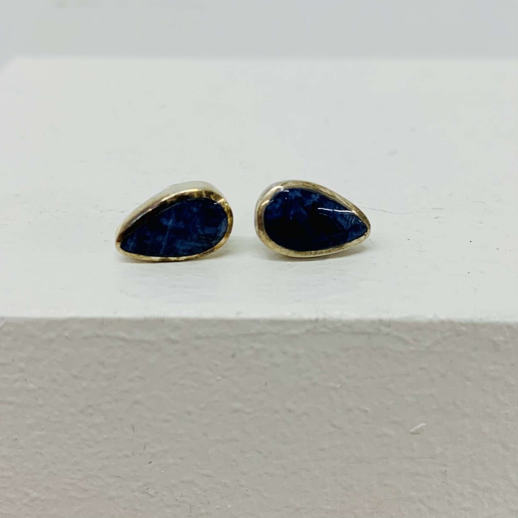 Ten Thousand Villages USA Blue Teardrop Earrings