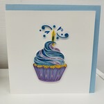 Kalyn Birthday Cupcake and Candle Quilling Card, Vietnam