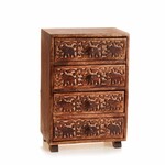 SERRV Tabletop Elephant Chest, India