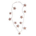 Ten Thousand Villages USA Bright Night Star Garland - Pink