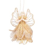 Ten Thousand Villages USA Praying Sinamay Angel Ornament